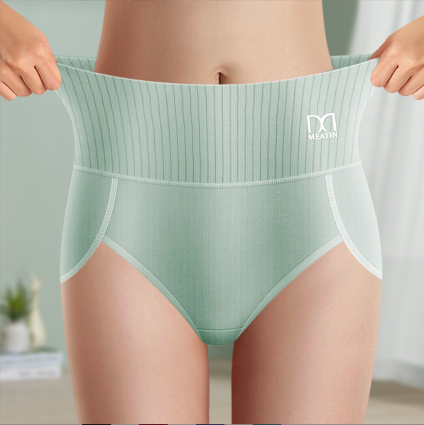 Everyday wear women's high-waist shaping briefs, 6-pack. Comfortable, seamless tummy control underwear for confidence.