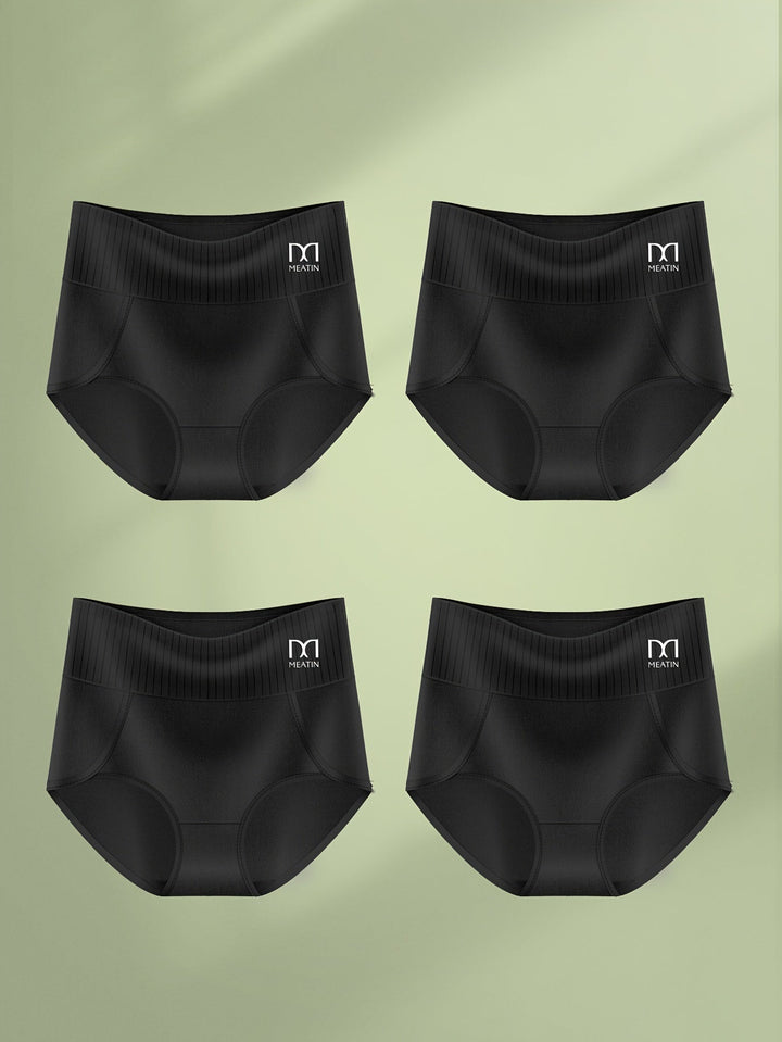 Snug-fit women's high-waist shaping briefs, 6-pack. Seamless, comfortable intimate apparel for tummy control & smooth lines.