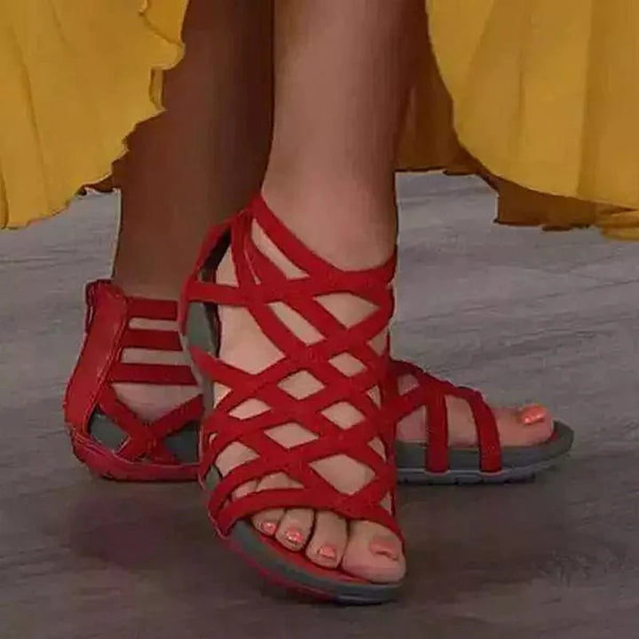 Women's adjustable orthopedic sandals for summer comfort & daily wear.