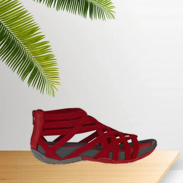 Lightweight women's summer sandals, adjustable orthopedic for daily comfort.