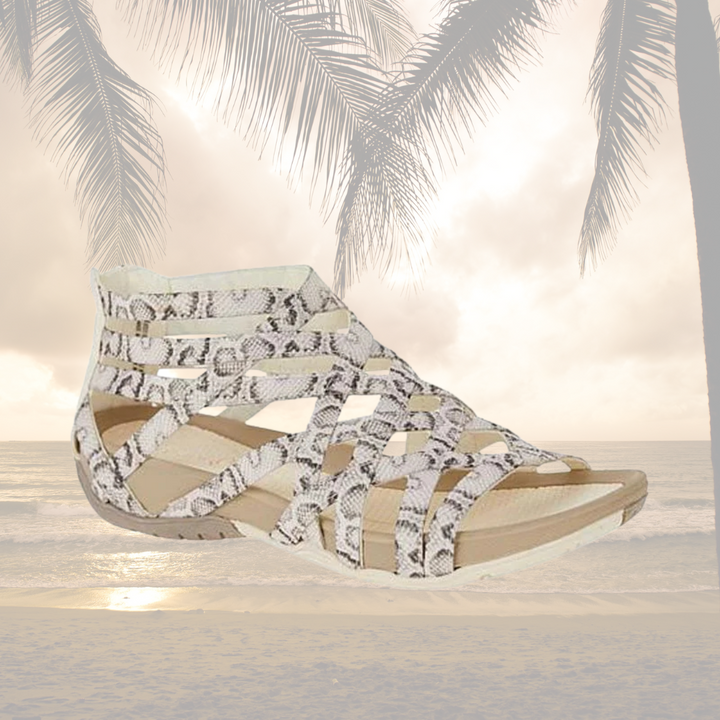 Stylish women's adjustable sandals, orthopedic support for summer comfort.