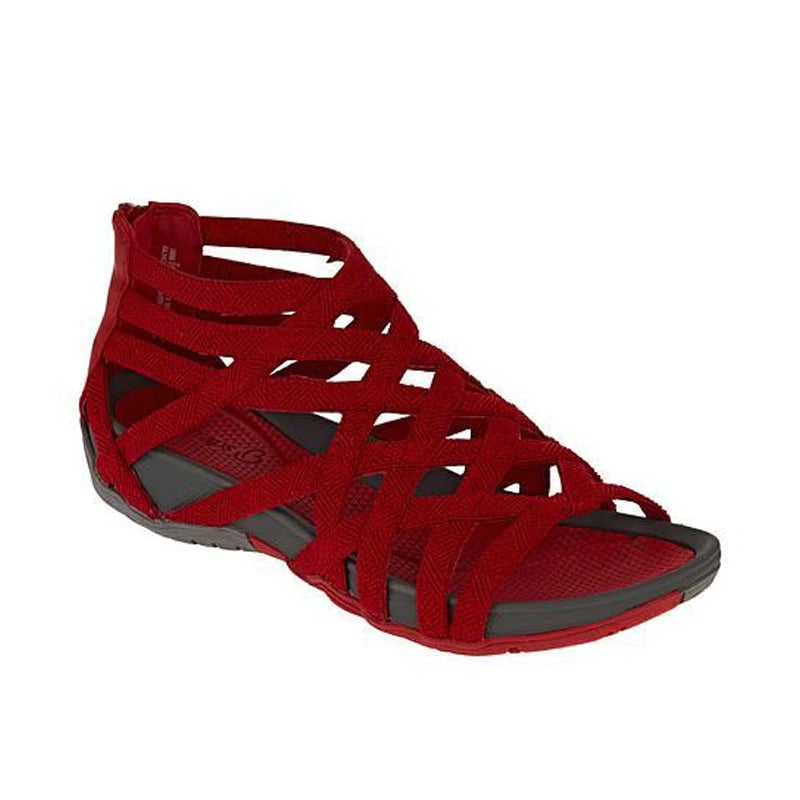 Orthopedic women's sandals, adjustable straps for summer walking comfort.