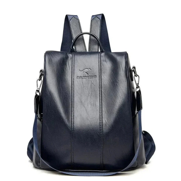 Secure women's anti-theft travel backpack featuring RFID blocking pocket and hidden compartments for valuables.