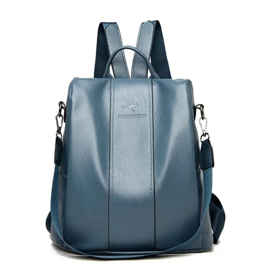Women's convertible anti-theft backpack, a secure RFID blocking travel daypack and stylish shoulder bag.