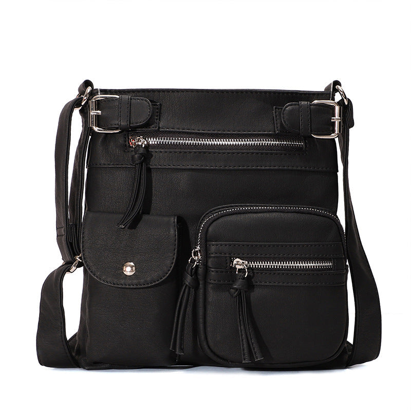 Women's anti-theft crossbody bag, stylish and secure for daily use and travel.