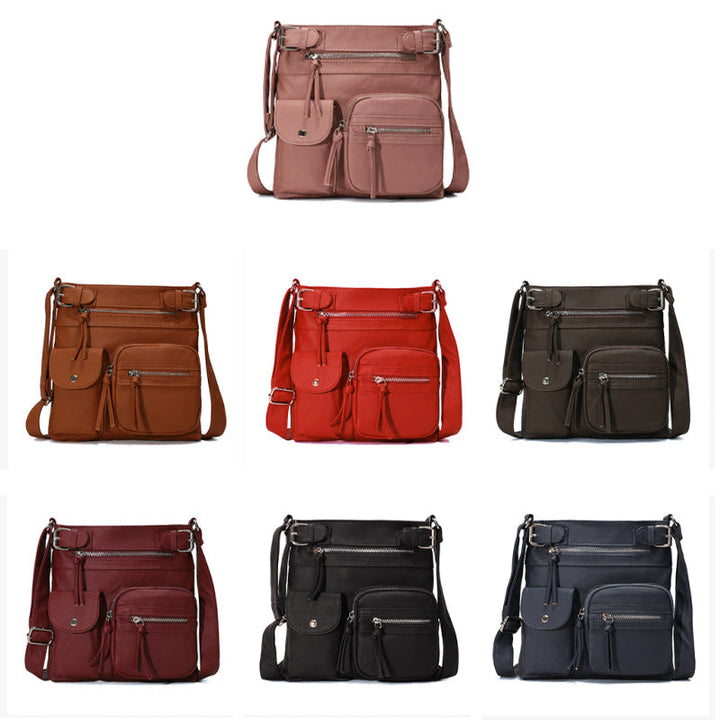 Elegant women's anti-theft bag, a secure and stylish shoulder bag option.