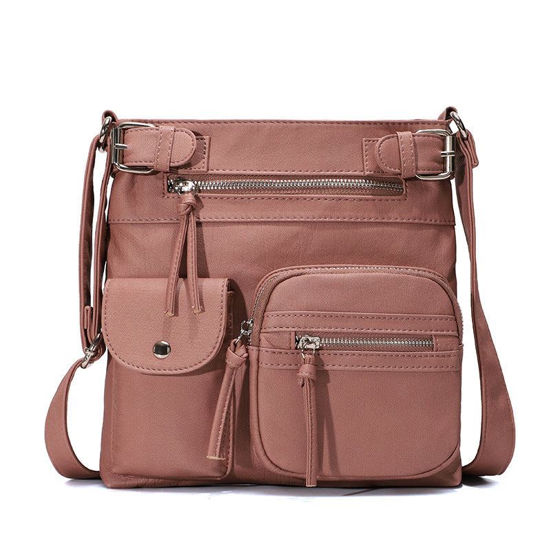 Durable women's anti-theft travel bag, a secure and comfortable crossbody solution.