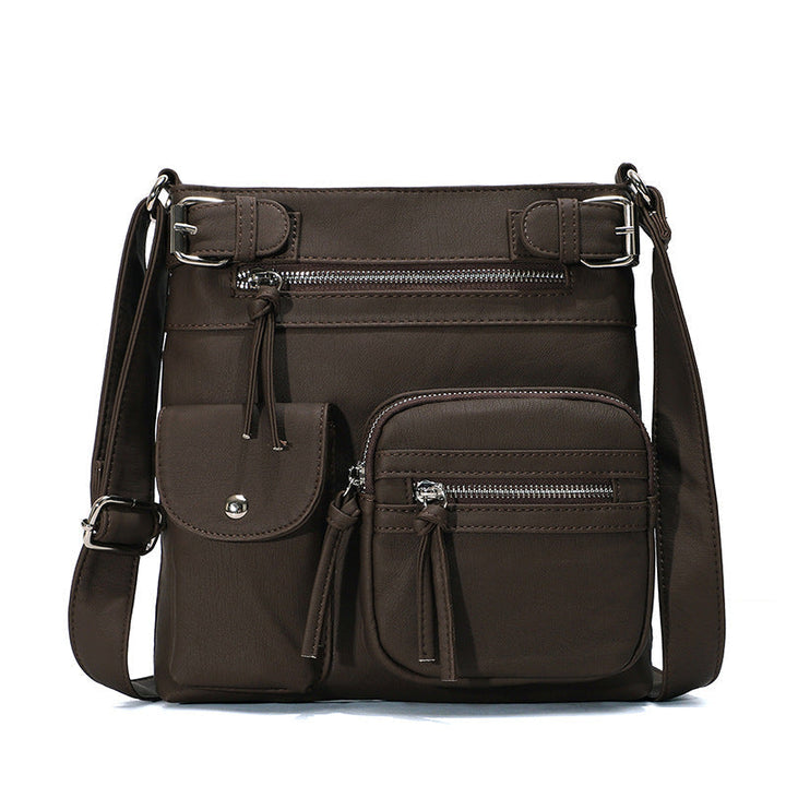 Women's secure crossbody bag, featuring anti-theft design for worry-free travel.