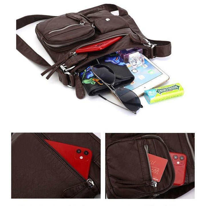 Chic women's anti-theft bag, a versatile crossbody for urban adventures.