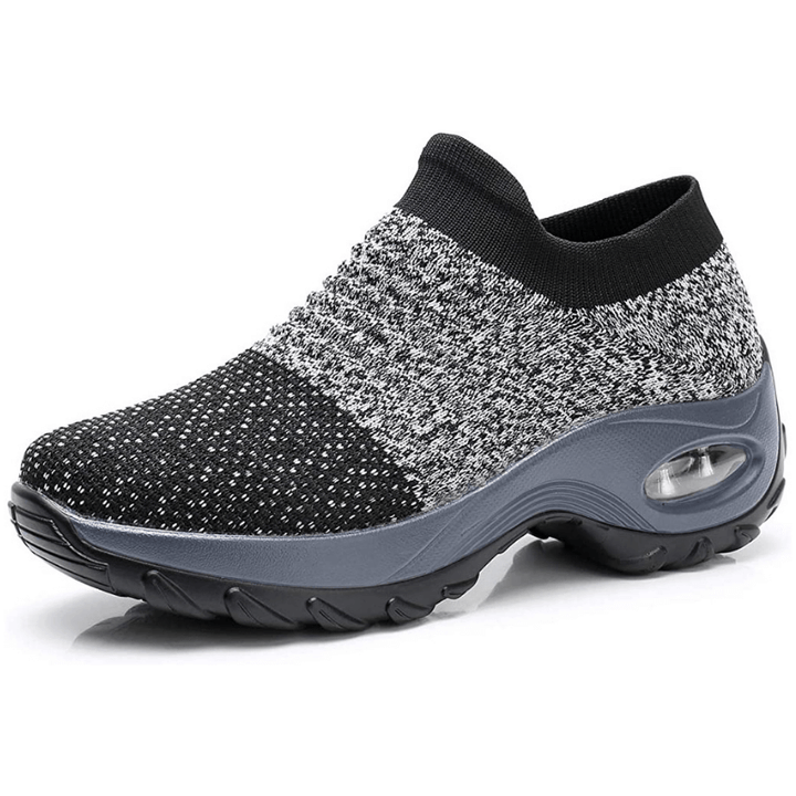 Comfortable women's walking shoes featuring plush cushioning & essential arch support.