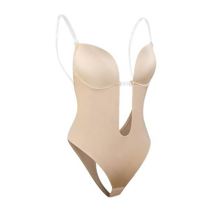 Women's backless shapewear for formal dresses. Smooths & sculpts, perfect invisible undergarment for evening wear.