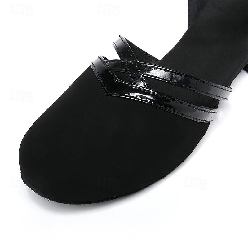 Versatile women's dance shoes with ankle strap, perfect for comfortable ballet, Latin, & ballroom performances.