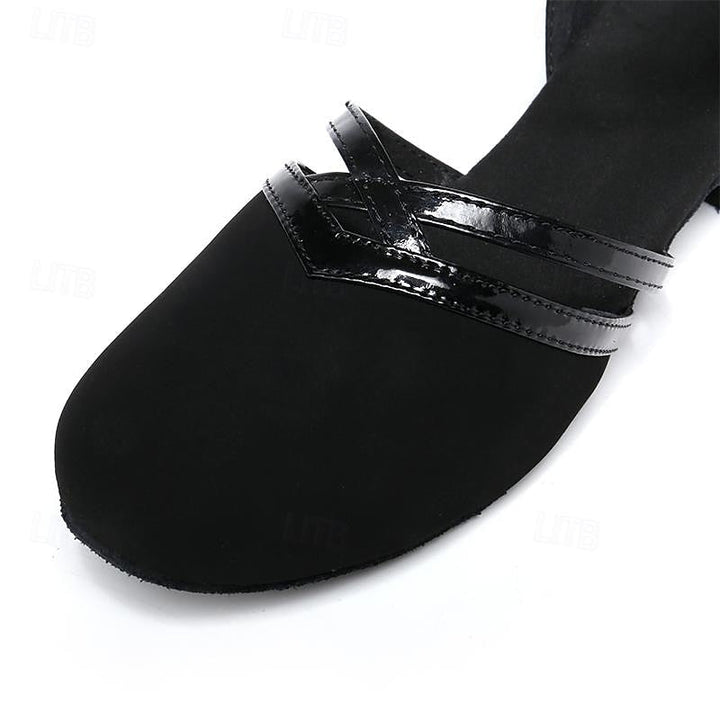 Versatile women's dance shoes with ankle strap, perfect for comfortable ballet, Latin, & ballroom performances.