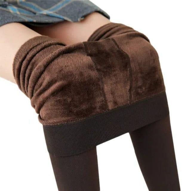 Soft, lined thermal leggings for women, ensuring ultimate warmth and coziness throughout the winter.
