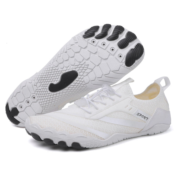 Women's breathable barefoot sport shoes for natural movement & active wear.