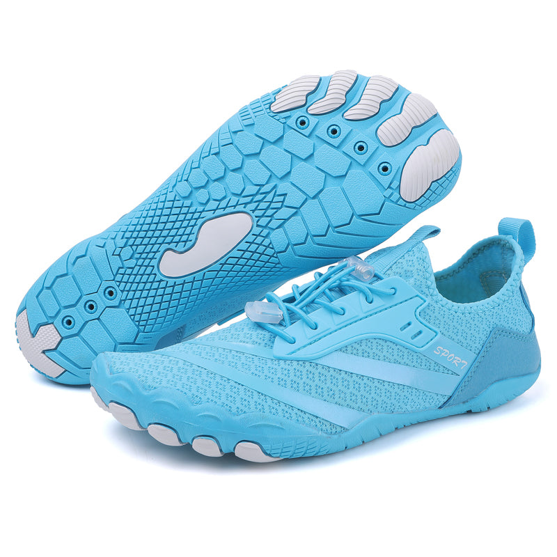 Breathable women's barefoot shoes, perfect for active sports & natural foot comfort.