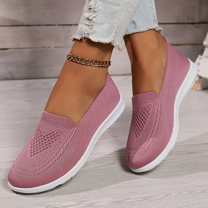 Casual women's flatform loafers, easy slip-on and breathable for summer style.