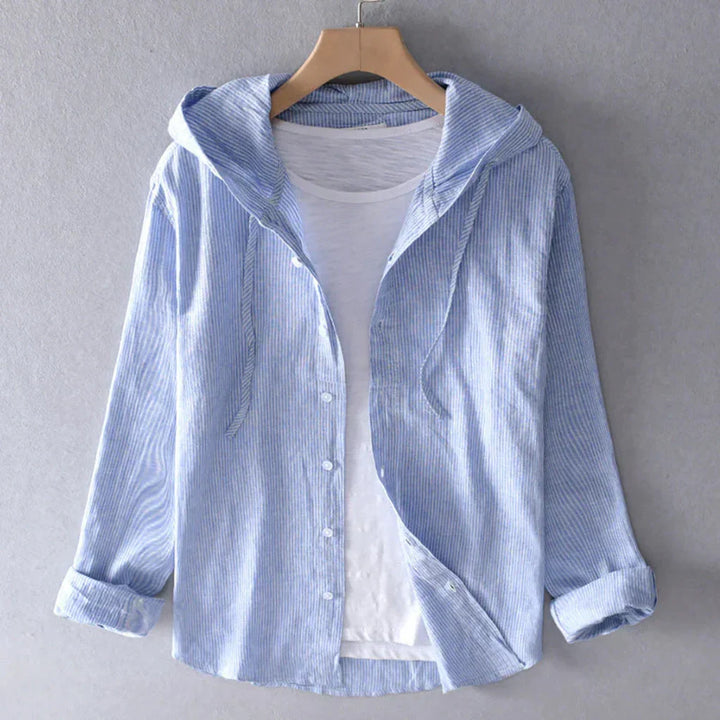 Women's breathable summer blouse with relaxed fit & short sleeves. Perfect for casual, effortless warm-weather style.