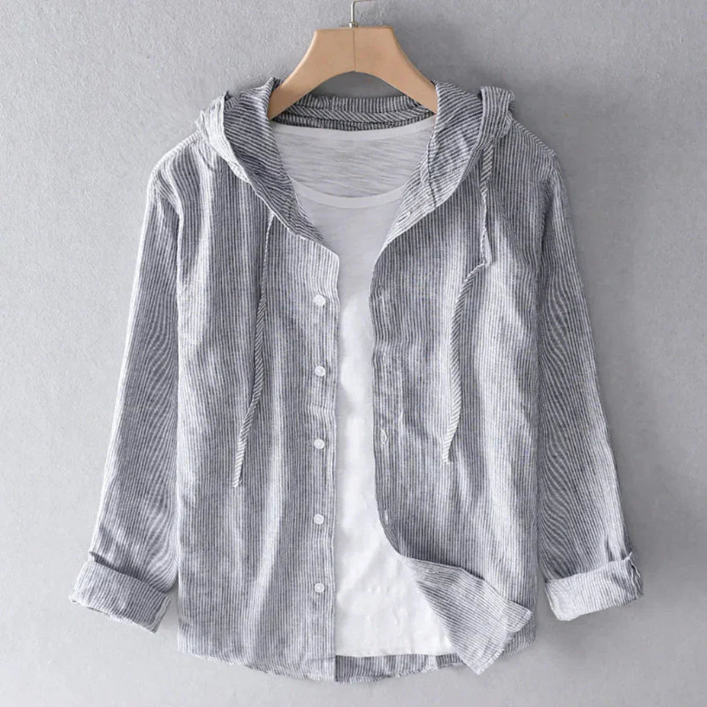 Comfortable women's summer blouse. Easy care, relaxed fit, and breathable for chic, casual vacation style.