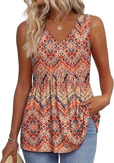 Chic women's casual sleeveless top, relaxed fit for effortless everyday style & summer versatility.