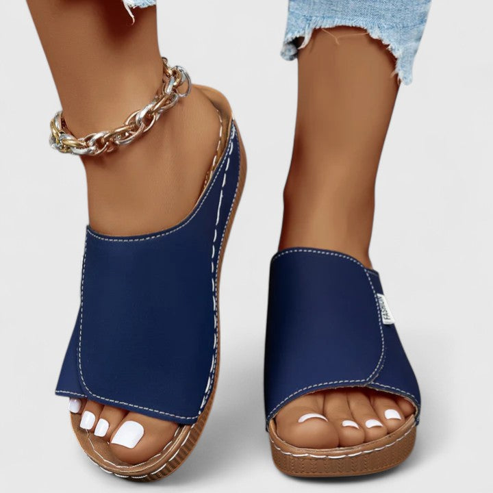 Celestria comfortable women's summer sandals, perfect for daily wear with shock-absorbing soles.