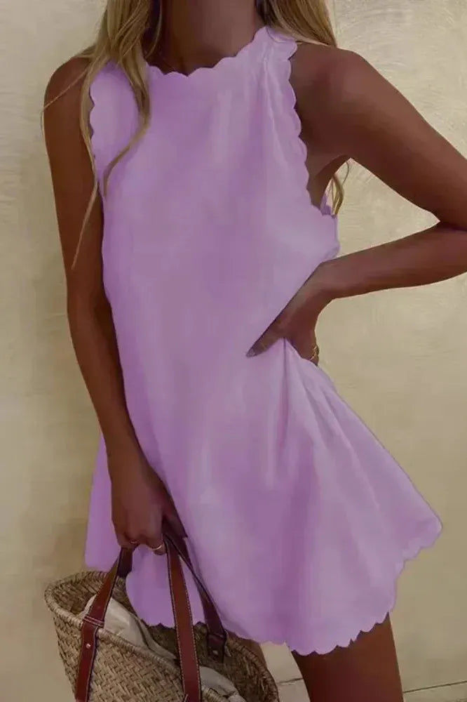 Chic women's tailored mini dress, a modern essential for versatile day and evening looks.