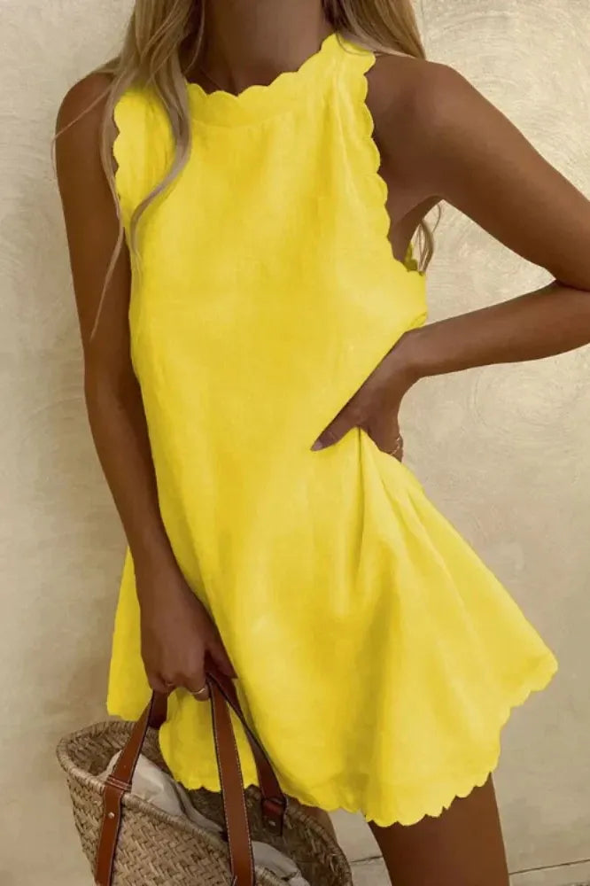 Tailored mini dress for women, featuring a chic and elegant modern party wear design.