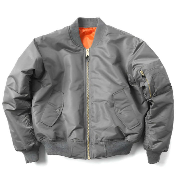 Comfortable women's classic bomber jacket, perfect for everyday wear & versatile casual style.
