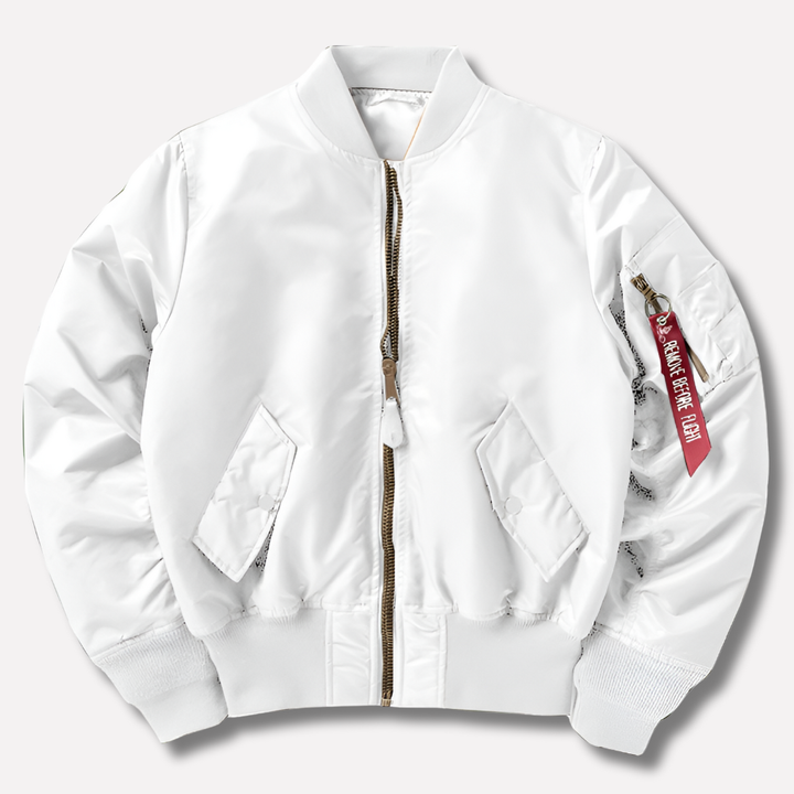 Black women's classic bomber jacket, versatile outerwear for stylish everyday and all-season fashion.