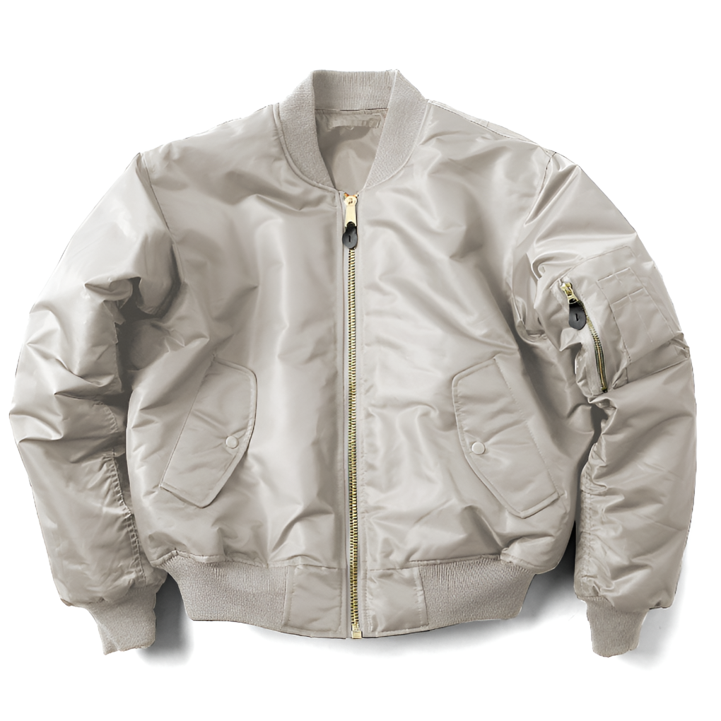 Durable women's bomber jacket, classic design, ideal for versatile everyday style & comfort.