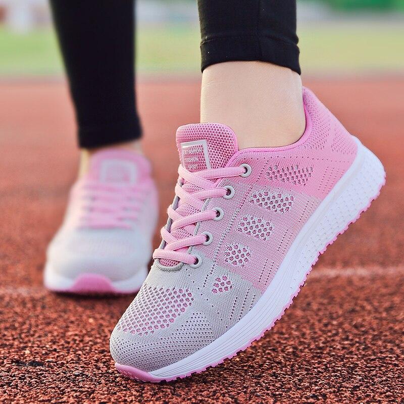 Close-up of durable laces on women's orthopedic everyday wear shoes, ensuring a secure fit.