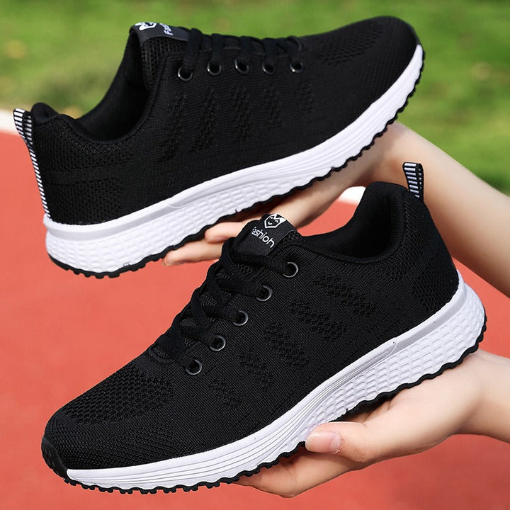 Side profile of women's orthopedic shoes, showcasing their ergonomic design for superior support.