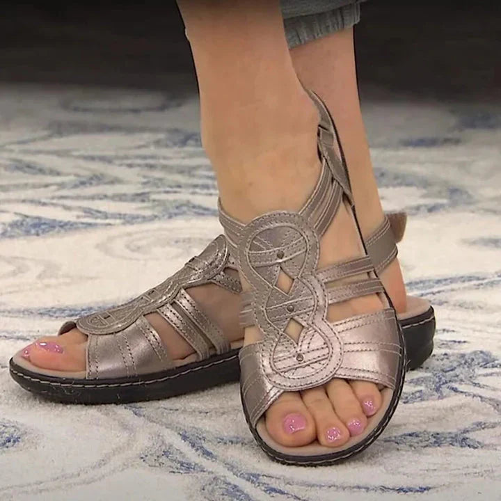 Everyday women's flat sandals providing supreme comfort & support. Ideal versatile footwear for summer.