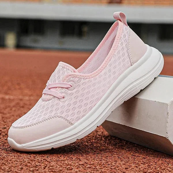 Slip-resistant women's comfort shoes, arch support, stylish for daily wear & walking.