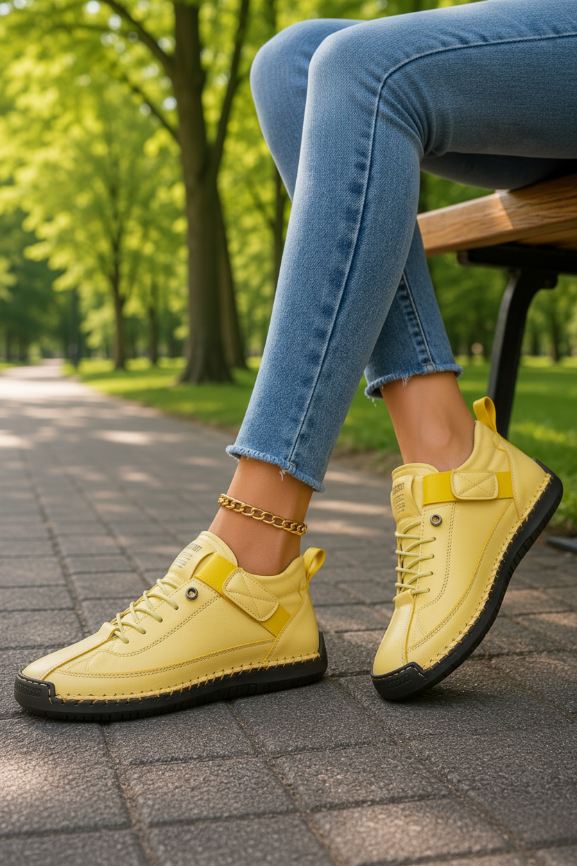 Modern women's comfortable sneakers, ideal for casual everyday wear & active lifestyle.