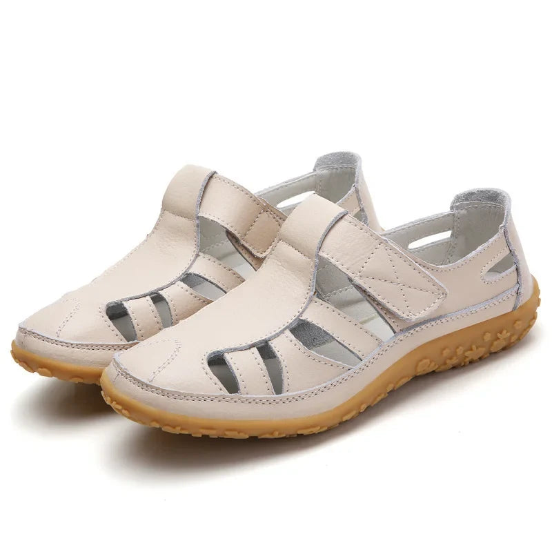Open-toe women's summer sandals providing comfort, style, and everyday stability for walking.