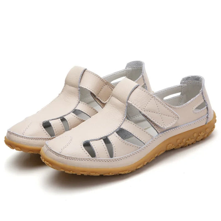 Open-toe women's summer sandals providing comfort, style, and everyday stability for walking.