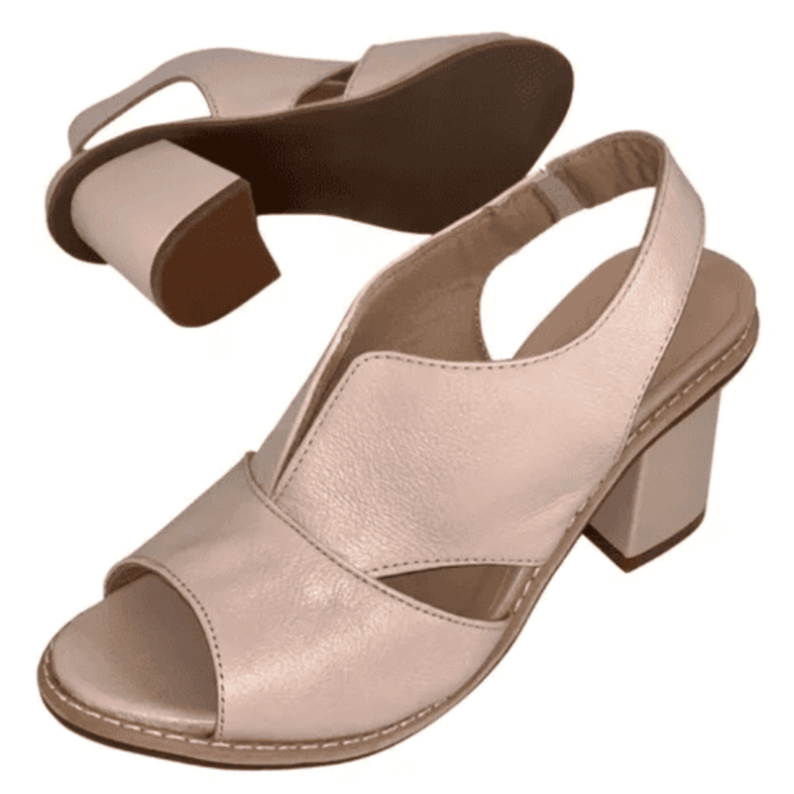 Stylish summer block heel sandals for women, offering comfort and elegance for any occasion.
