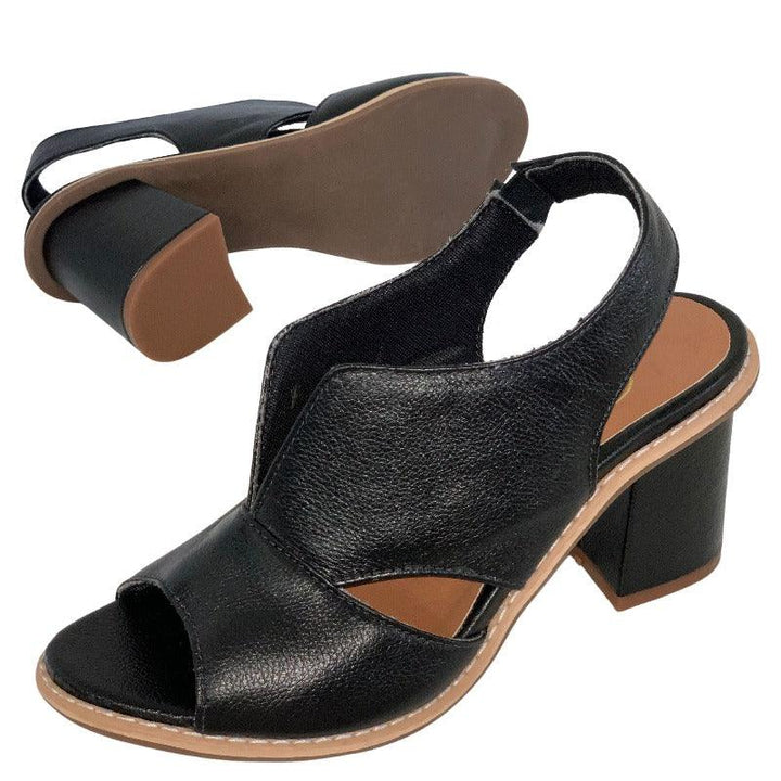Stable block heel sandals for women, designed for all-day comfort and versatile wear.