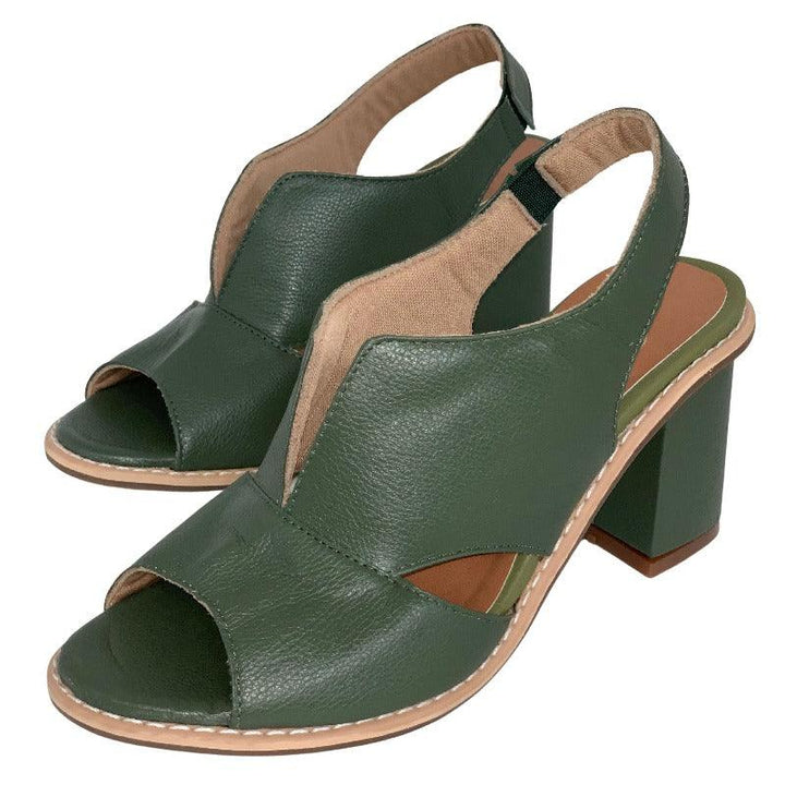 Versatile women's comfort block heel sandals, seamlessly transitioning from work to evening.