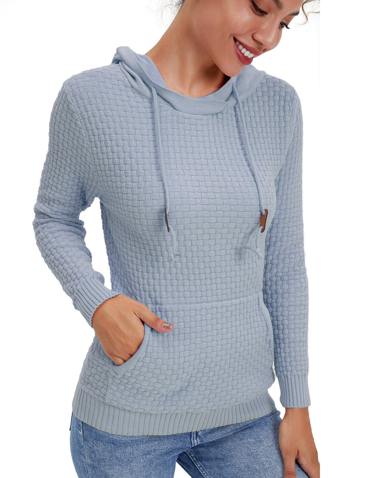 Everyday women's pullover hoodie, designed for maximum comfort and style versatility.