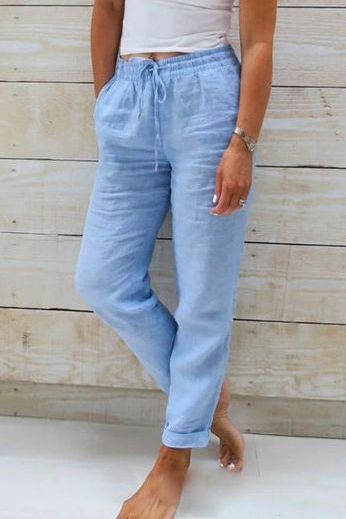 Women's comfortable flowy wide leg pants, perfect for relaxed casual wear and all-day comfort.