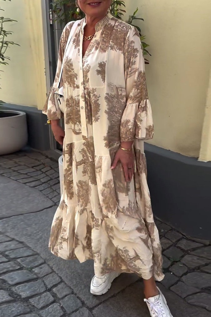 Women's comfortable relaxed fit maxi dress, perfect for effortless casual style in summer.