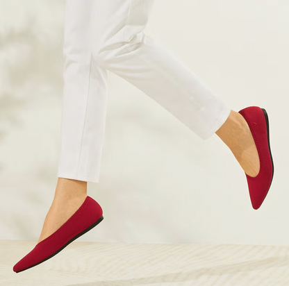 Women's comfortable slip-on ballerinas, perfect everyday flats for spring & summer casual chic style.