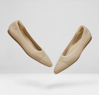 Side view of women's comfortable slip-on ballerinas, perfect for spring & summer casual fashion.