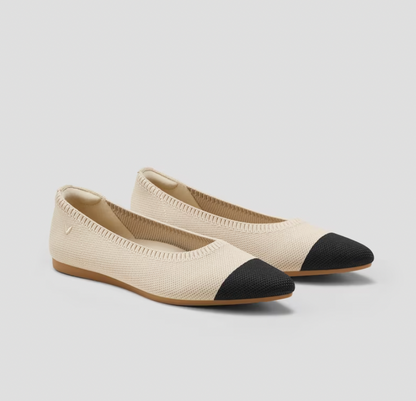 Mila women's spring/summer ballerinas, comfortable slip-on flats for breathable everyday style.