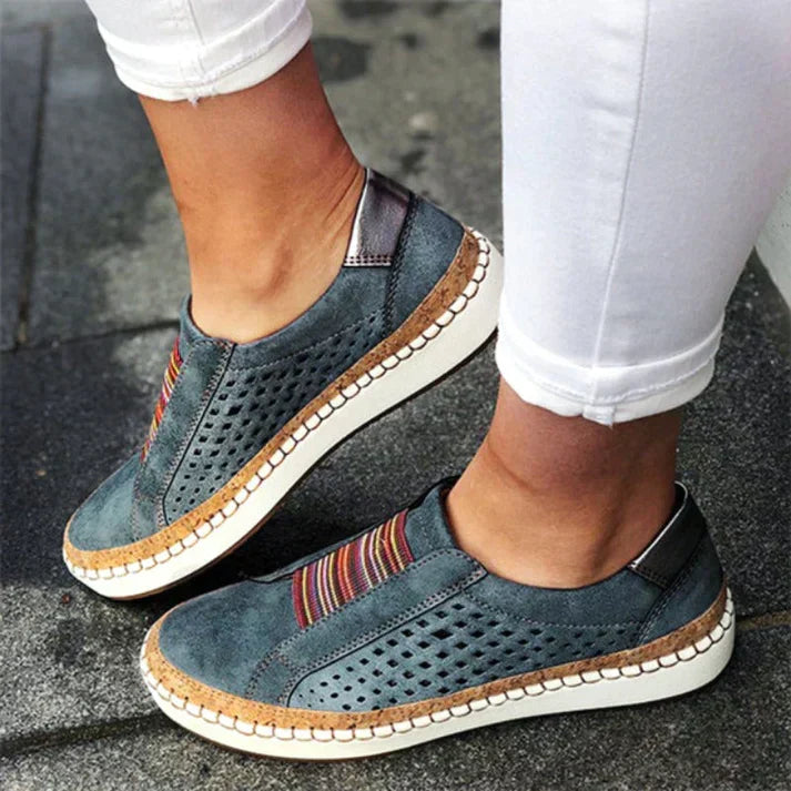 Women's comfortable slip-on walking shoes for easy daily wear. Lightweight and stylish, perfect for on-the-go comfort.