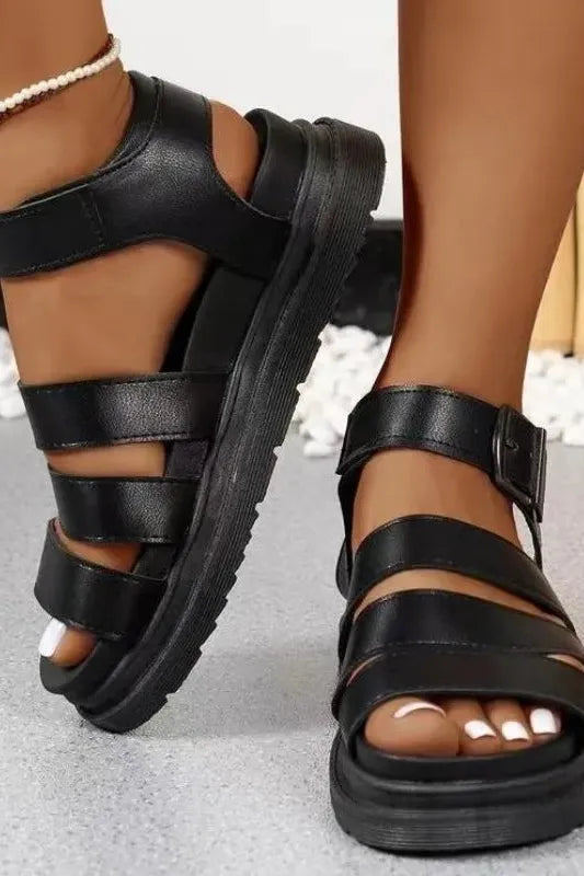 Women's comfortable walking sandals, perfect for everyday summer wear. Lightweight & stylish slip-on design.