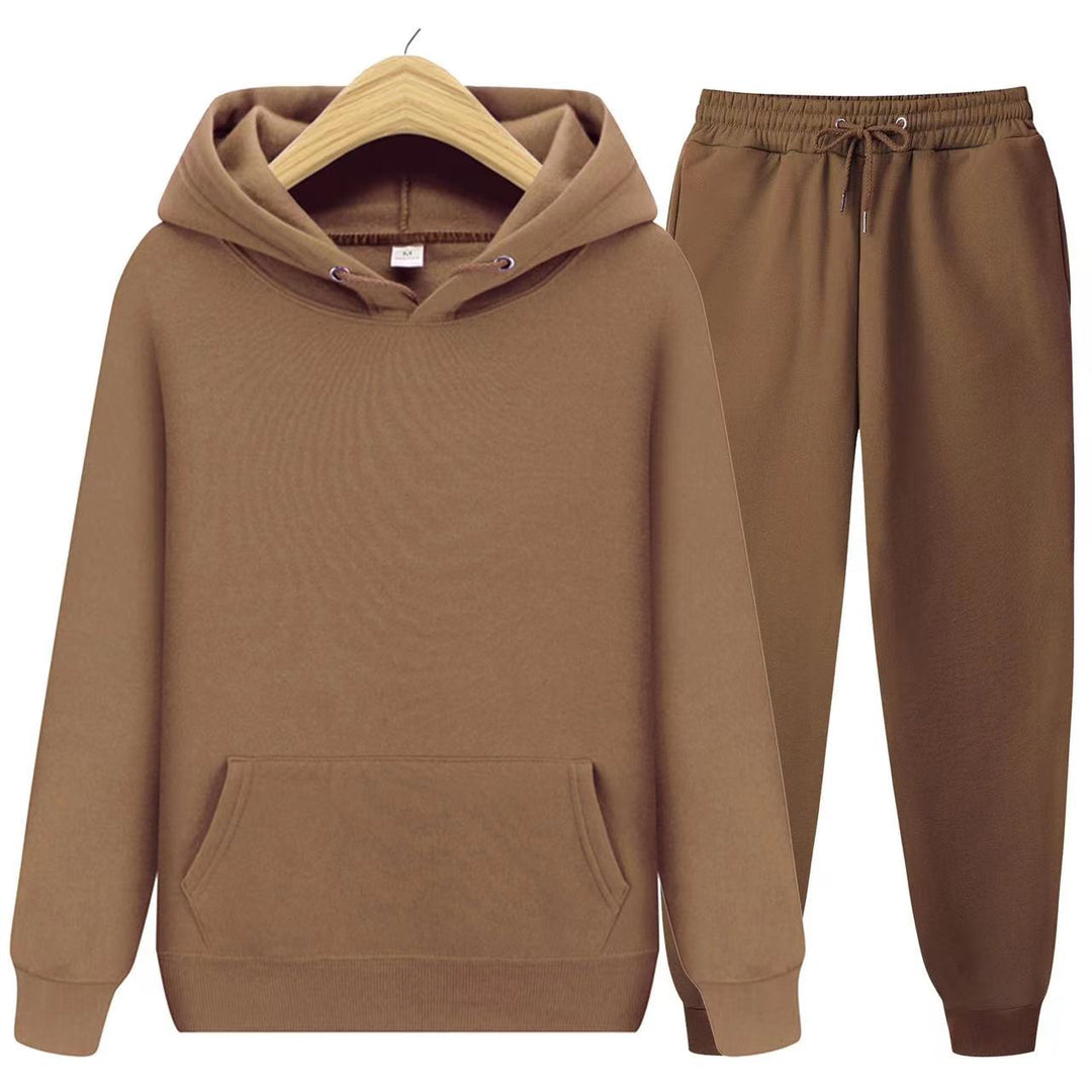 Versatile women's 2-piece set: a hooded sweatshirt & jogger for endless casual, comfy, and sporty styling.