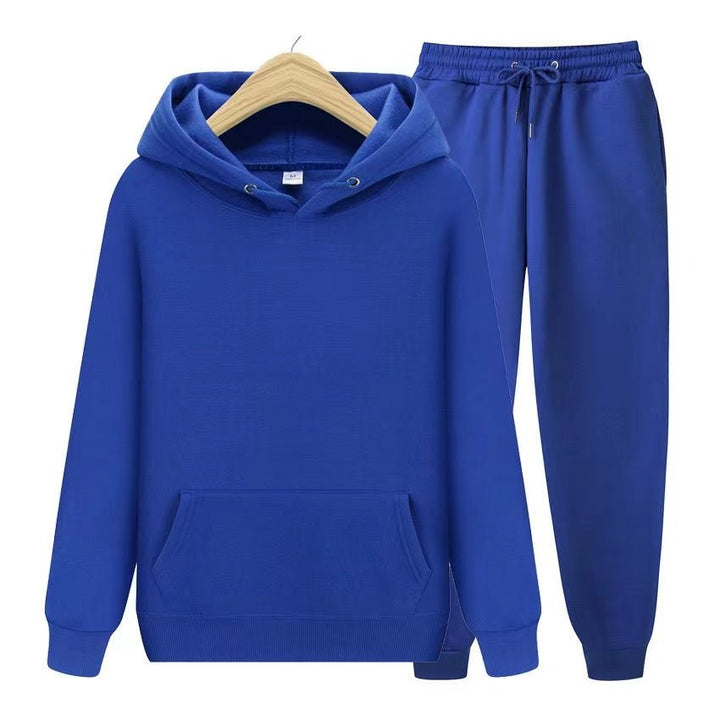 Super soft women's comfy loungewear set. Hooded sweatshirt & relaxed jogger pants, perfect for everyday wear.